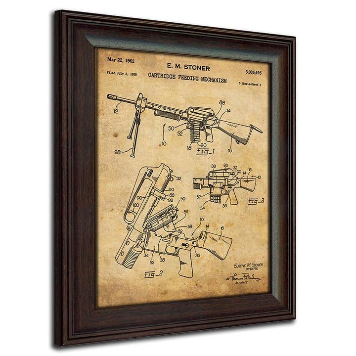 Personal Prints - Wholesale Art Print - Firearm Guns - Patent Art