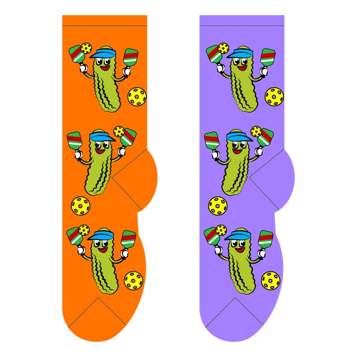 Pickleball Player Socks for wholesale by FOOZYS Fun Socks