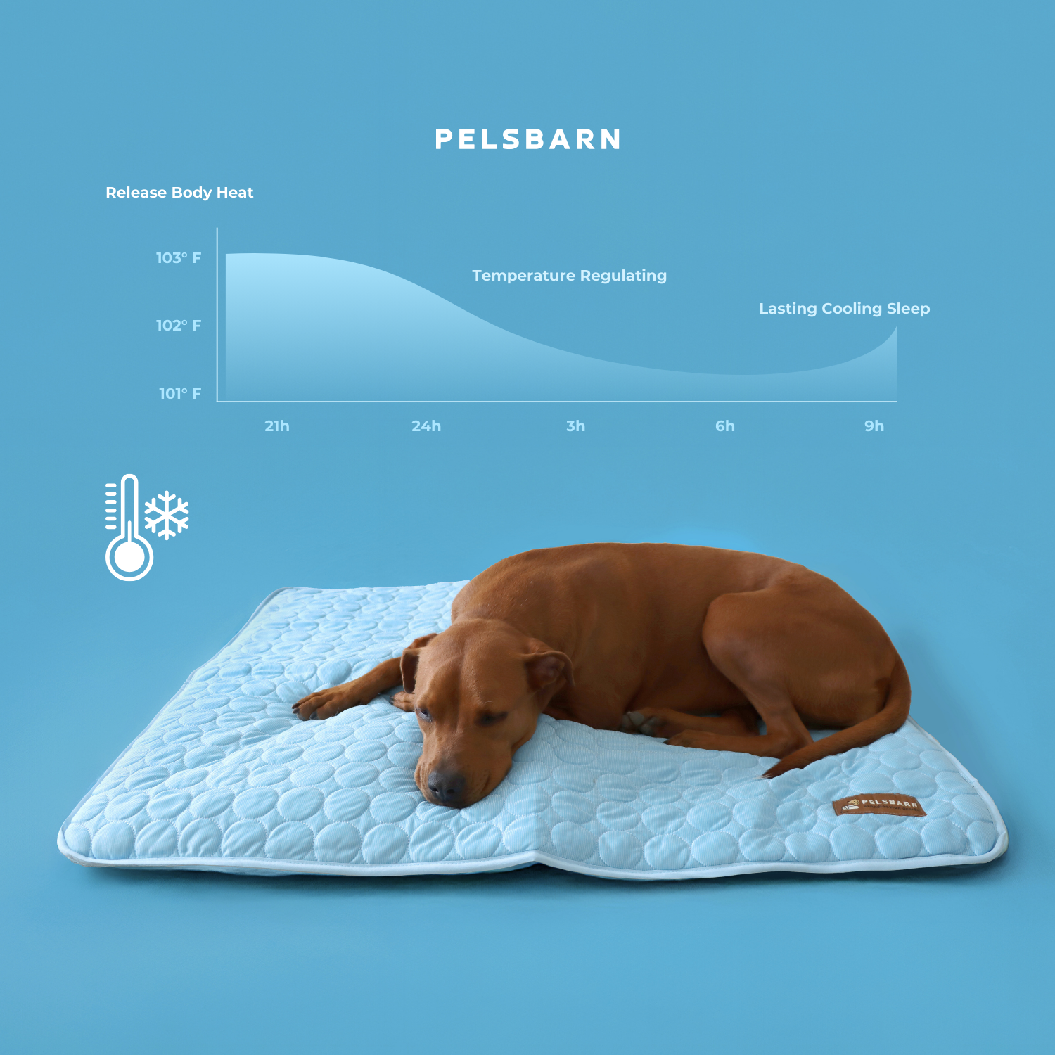 Pelsbarn - Wholesale Pet Bed - Dog - Natural Cooling Mat - Pelsbarn helps shelter dogs!1