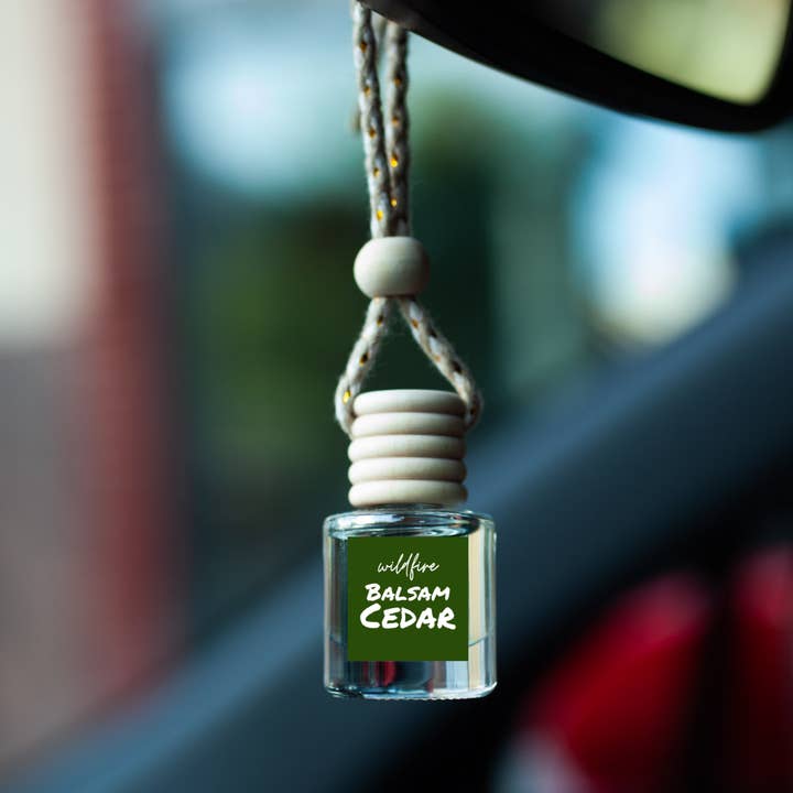 Balsam Cedar Hanging Car Air Freshener – Woodsy Scent for wholesale by Wildfire LLC