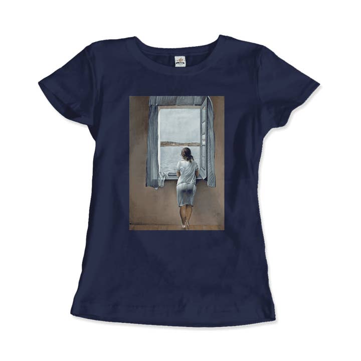 Art-O-Rama Shop - Wholesale T-Shirt (Graphic) - Unisex - Salvador Dali Young Woman at a Window Artwork T-Shirt6
