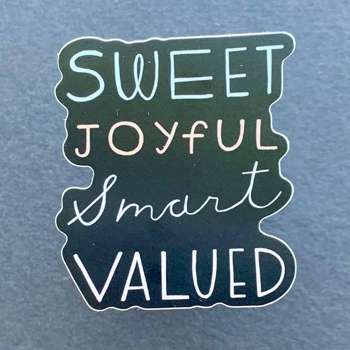 Sweet Joyful Smart gewaardeerd - Sticker voor wholesale door Lighter Note