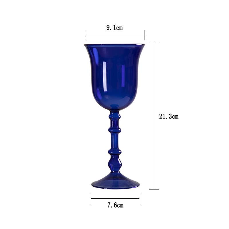 IVORE.GROUP (We cover All Import duty) - Wholesale Wijnglas - Franse gekleurde kelk | vintage wijnglas2