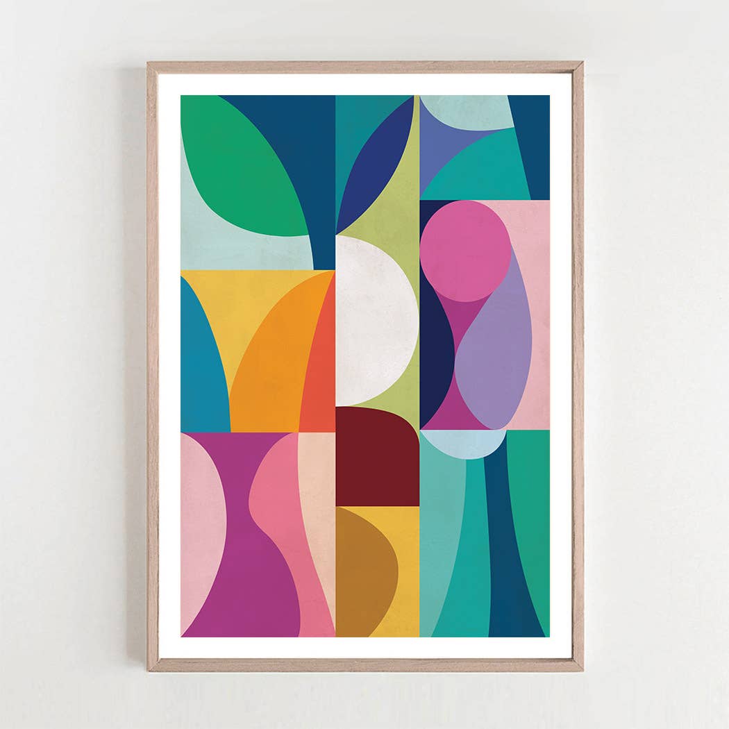 3 Birdies Studio - Wholesale Art Print - Abstract Pattern 01 Art Print1