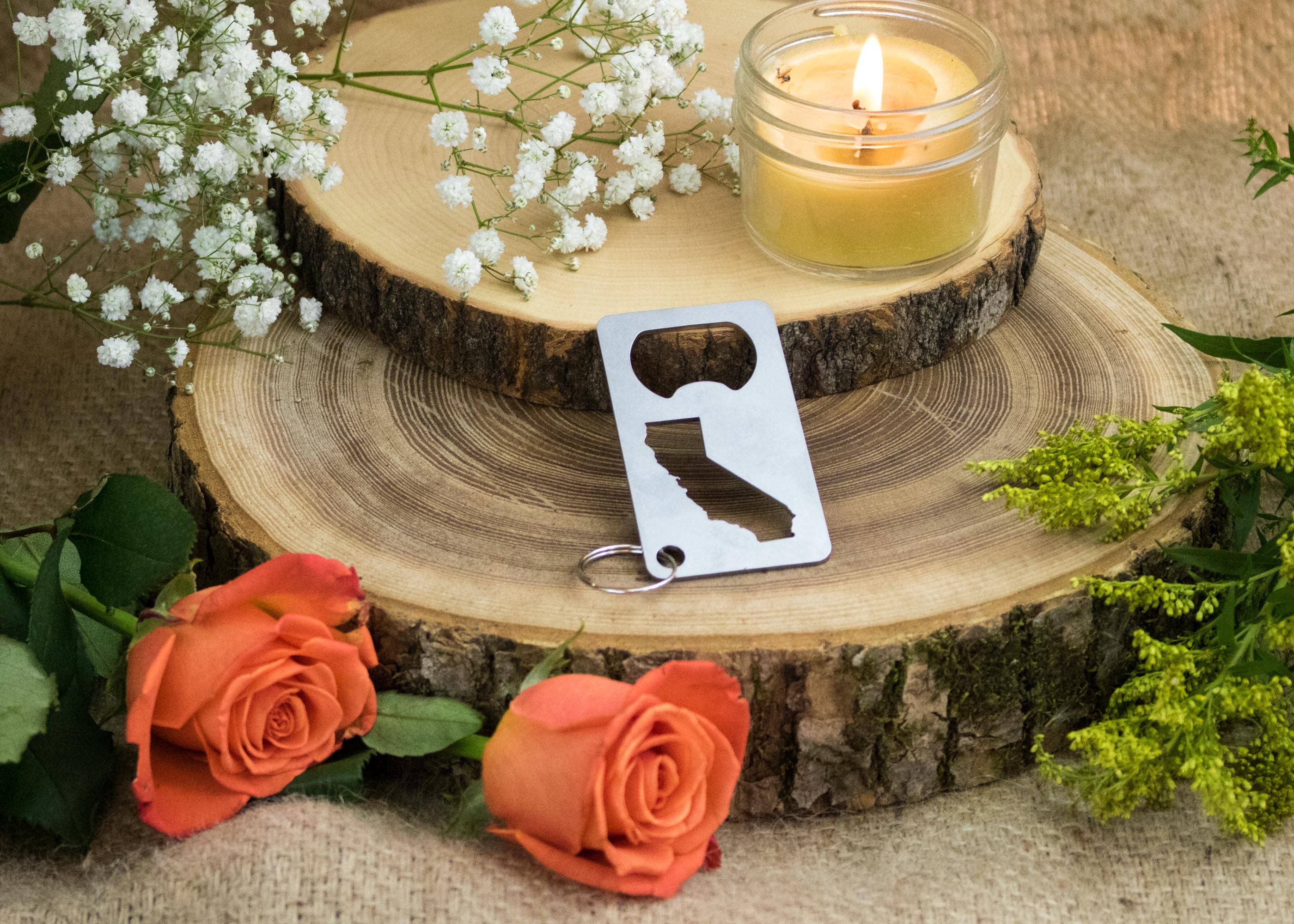 Iron Maid Art - Wholesale Bottle/Wine Opener - California State Stainless Steel Beer Bottle Opener Gift Bar6