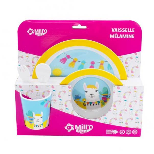 5-PIECE MELAMINE GIFT SET for wholesale by Mill’O Bébé -World