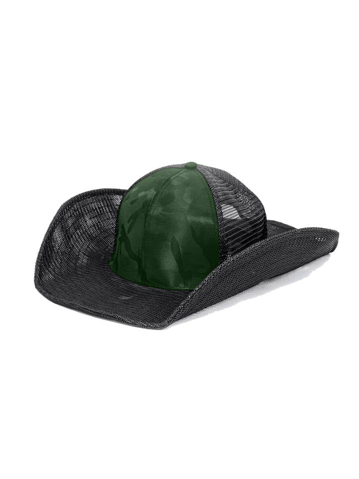 GRÖN CAMO COWBOY SNAPBACK: 6 PANELER - TOM för wholesale av Cowboy Snapback