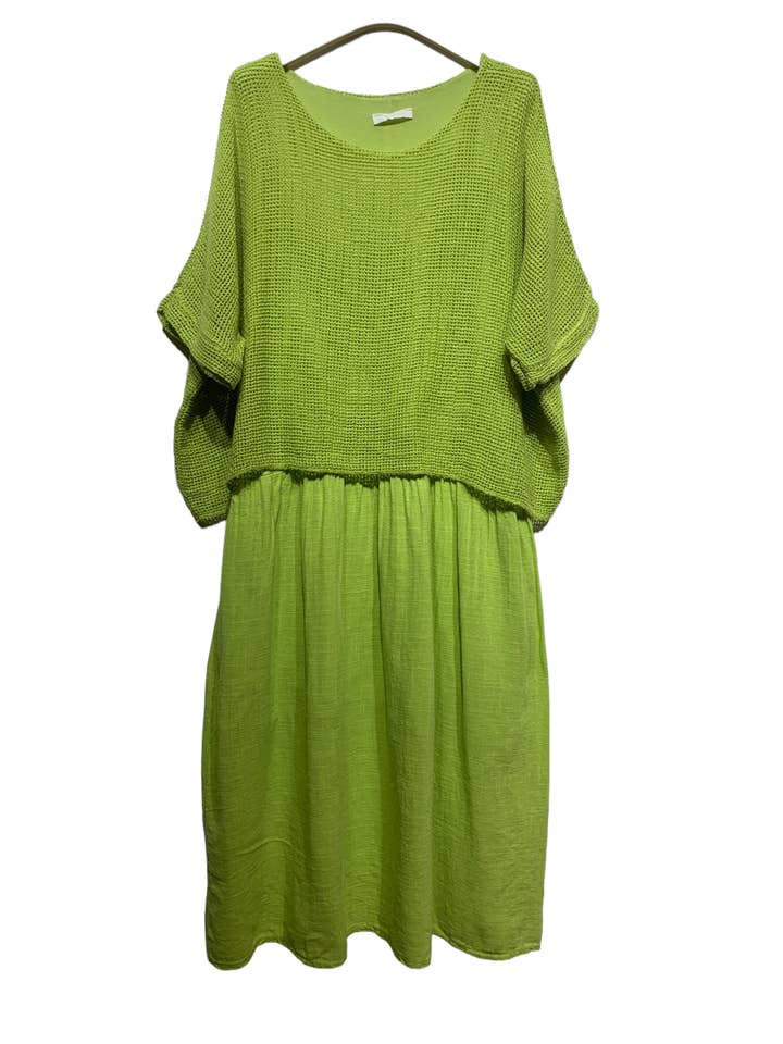 la maison des fibres naturelles – Vestido - Mulher por atacado – Vestido 19056 100% algodão47