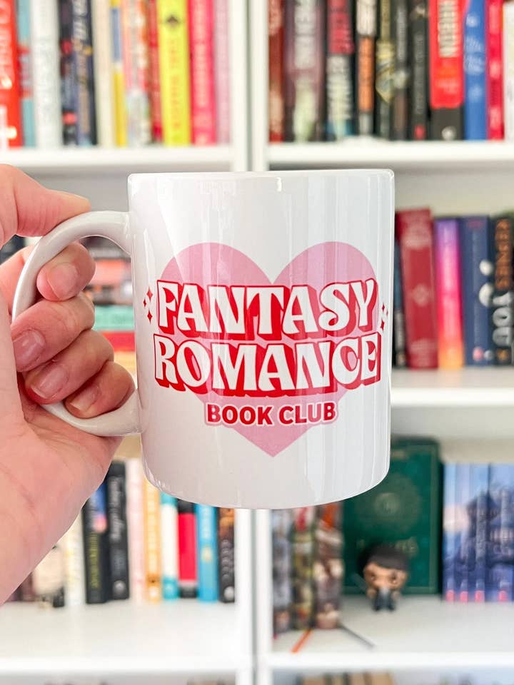 Fantasy Romance Book Club Mug | Bookish Mug for wholesale by Chapter & Claw Studio