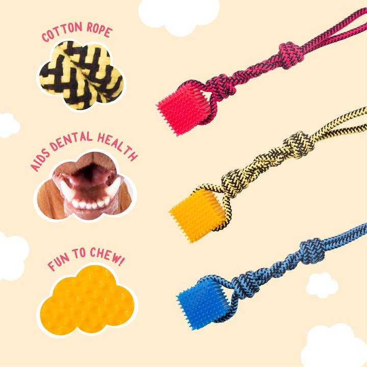 SnugArooz - Wholesale Pet rope toy – Dog - Spike-O-Cube 19"5