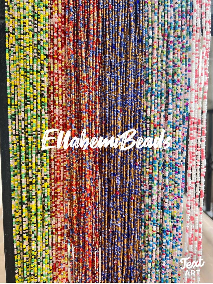 Perles de taille africaines colorées en gros pour la vente par ELLABEMIBEADS