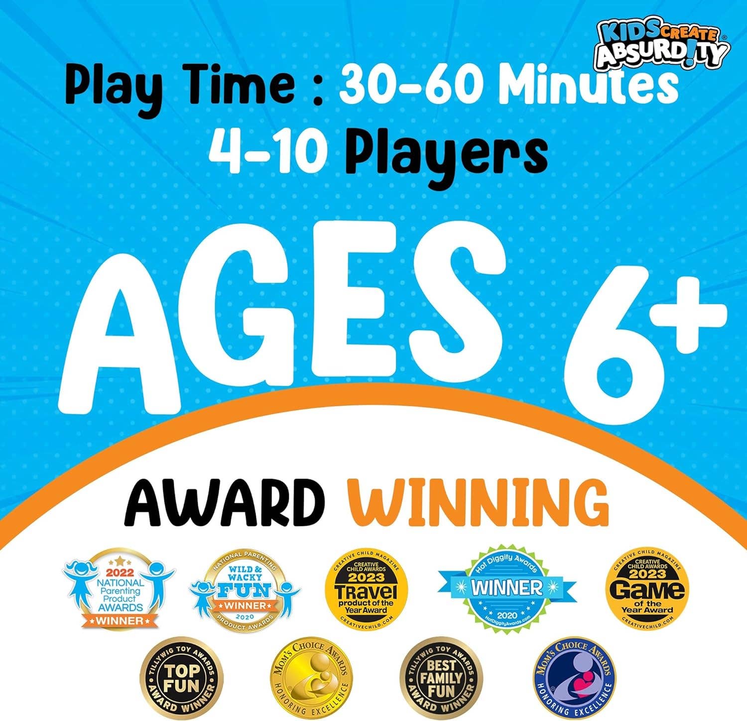 NOVELTIES WHOLESALE INC – Engroshandel Kortspil – Børn skaber absurdity-prisvindende kortspil til børn 6-121