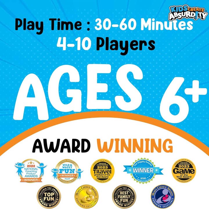 NOVELTIES WHOLESALE INC – Engroshandel Kortspil – Børn skaber absurdity-prisvindende kortspil til børn 6-121