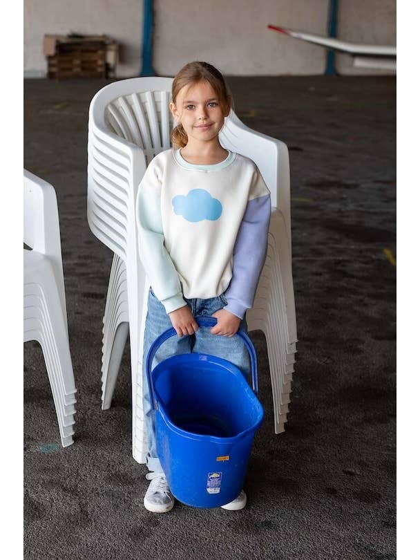 Ayuna - Wholesale Sweatshirt - Kids - Children's Retro Cotton Sweatshirt - Cloudy6