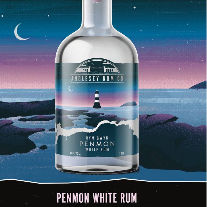 Llanfairpwll Distillery – wholesale Rum – Penmon White Rum2