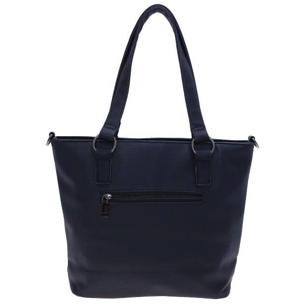 Bernardo Bossi - Wholesale Shoulder Bag - Women's - Bernardo Bossi Handbag Bowling Bag “Perforated6