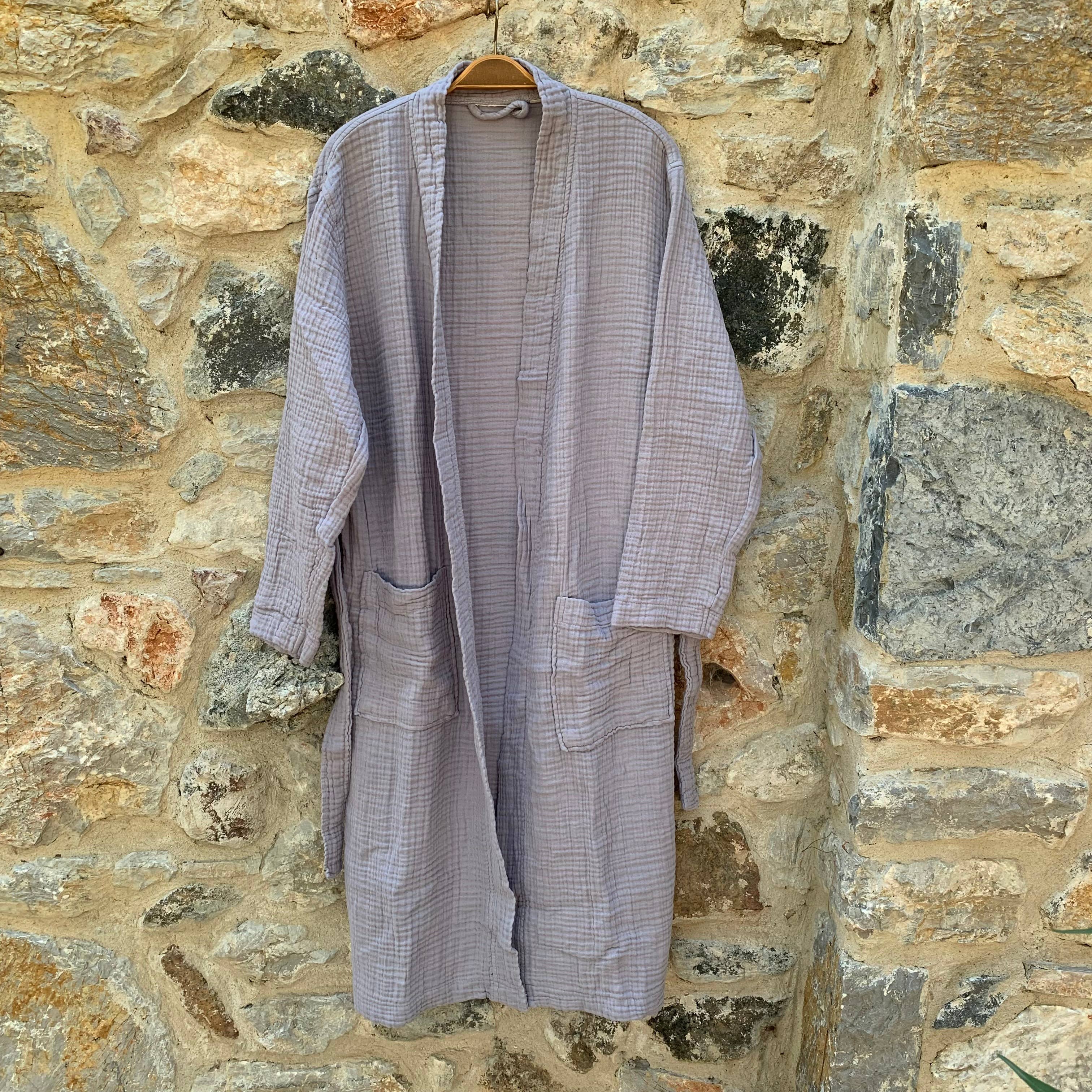 loom.ist - Wholesale Robe - Unisex - Muslin Bathrobe21