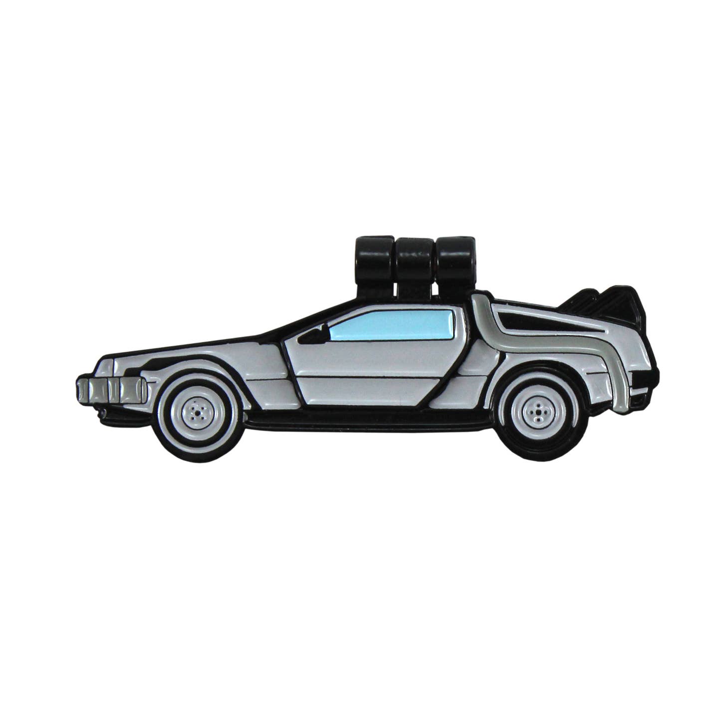 BxE Buttons X StaciaMade - Wholesale Lapel Pin/Button - Delorean with Einstein Enamel Pin1