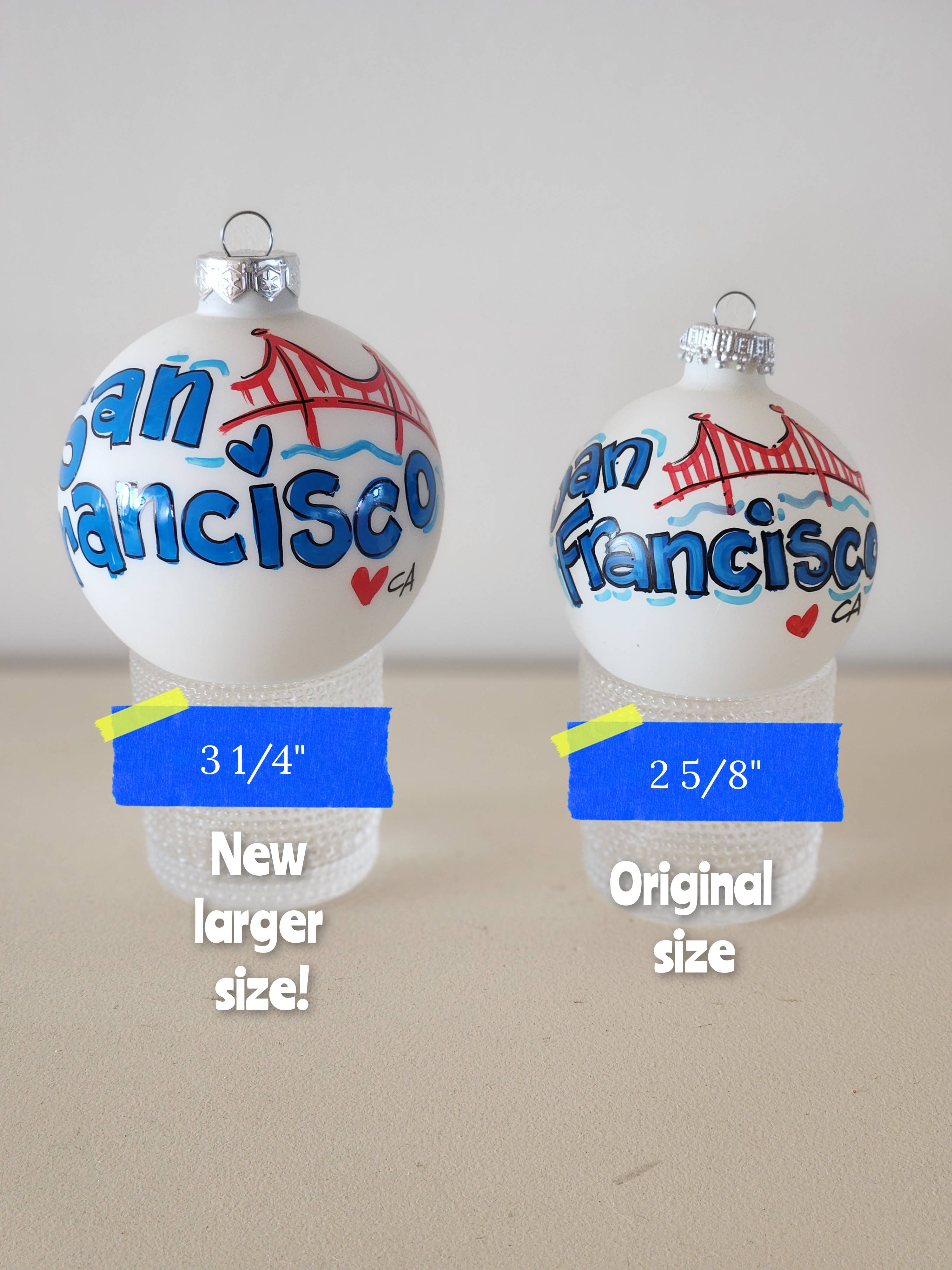 Kirsten in Color - Wholesale Ornament - Custom Name Hand Painted Glass Ball Ornament 5