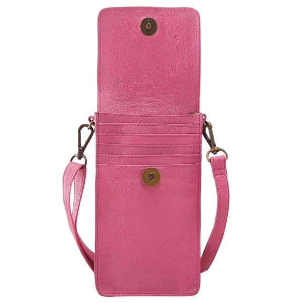 Cadelle Leather - Vendita all'ingrosso Portafoglio per cellulare - Donna - Custodia per telefono Ada | Fucsia
