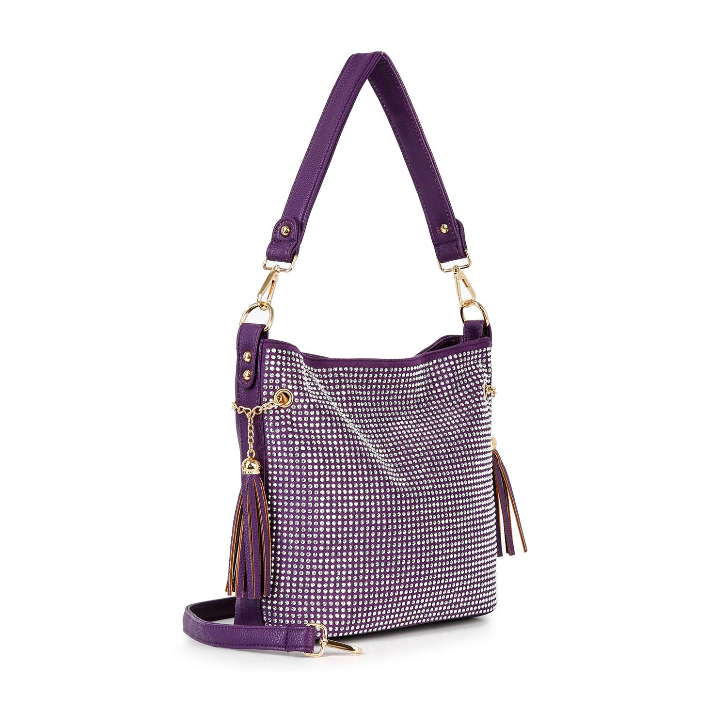 Handbag Express - Wholesale Shoulder Bag - Women's - Sparkling Rhinestone Hobo Handbag34