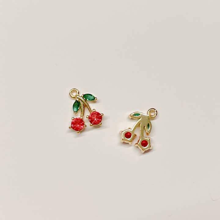 SWEET CHERRIES CHARM for wholesale by Goldie Charm Bar