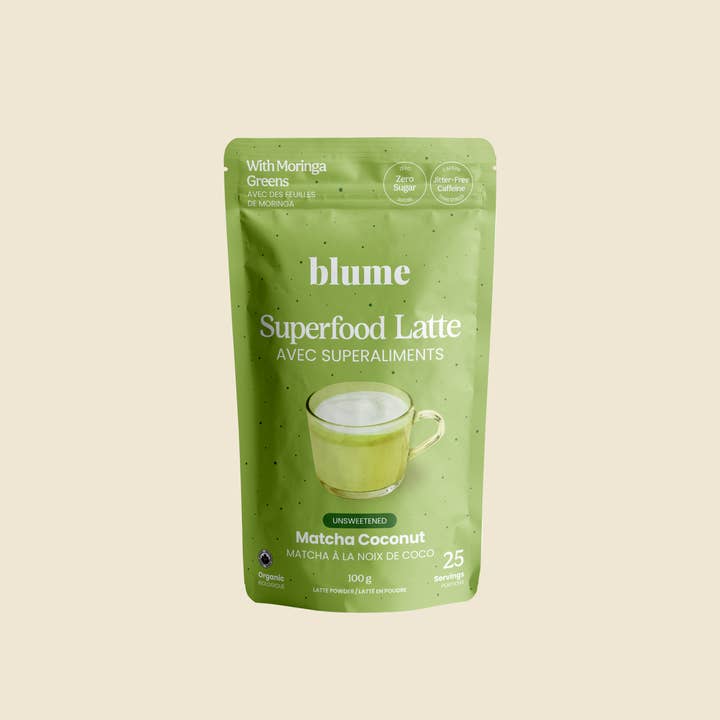 Blume - Wholesale Protein/Superfood Powder - Superfood Latte Powder, Matcha Coconut1