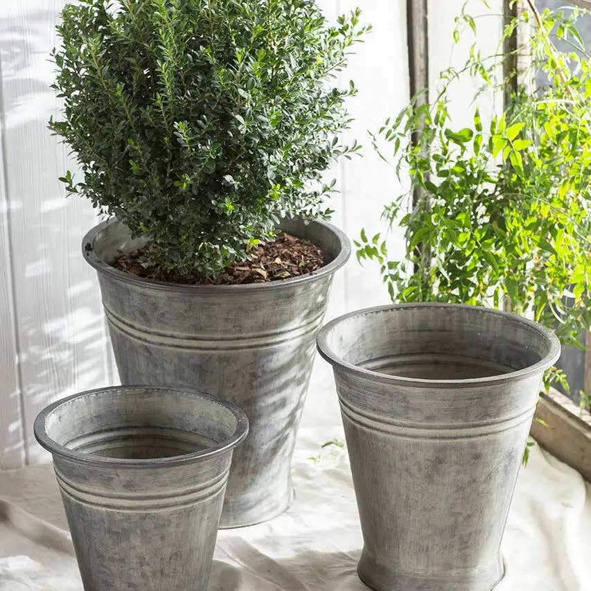 Vagabond Vintage - Wholesale Plant Pot - Metal Planters with Copper Finish - Set of 33