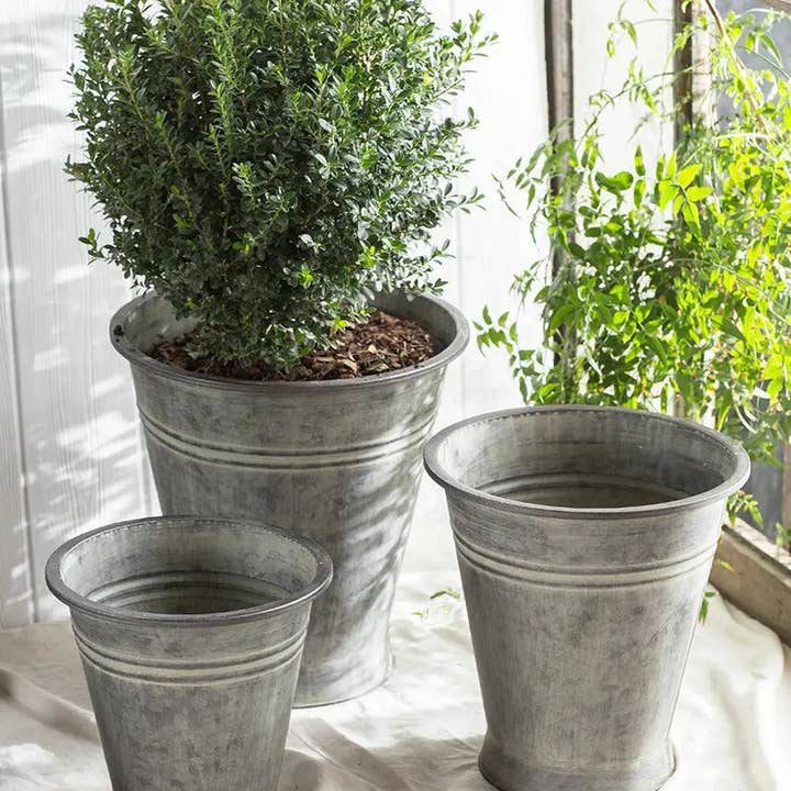 Vagabond Vintage - Wholesale Plant Pot - Metal Planters with Copper Finish - Set of 33