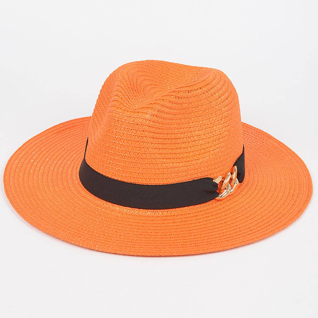 3AM BY H&D ACCESSORIES - Wholesale Straw Hat - Women's - Straw Fedora Hat13