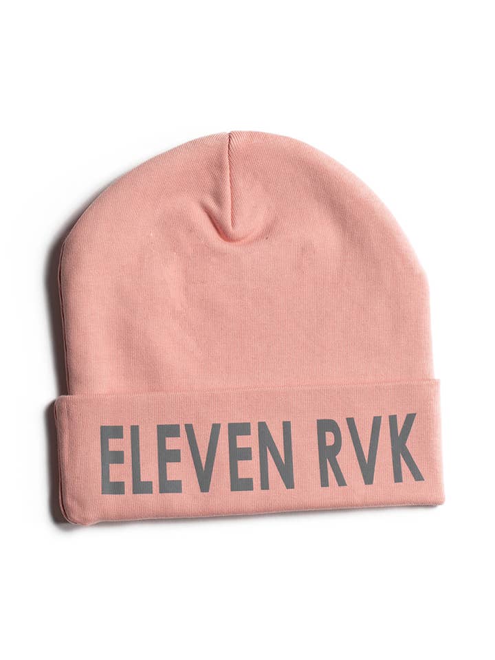 Berretto rosa con stampa riflettente per la vendita all'ingrosso da parte di ELEVEN RVK