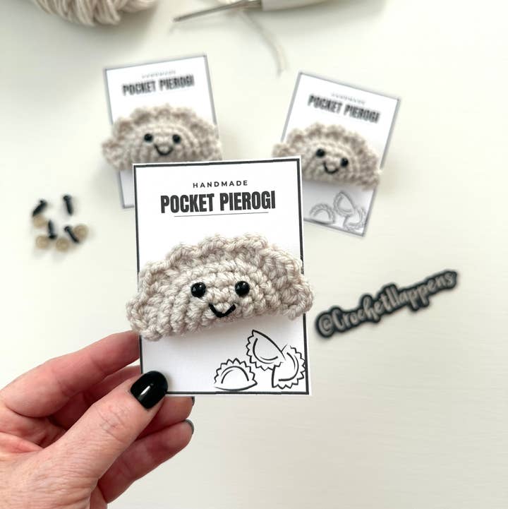 Crochet Happens - Wholesale Stuffed/Plush Toy - Kids & Baby - Pocket Pierogi - Set of 8 - Made to Order0