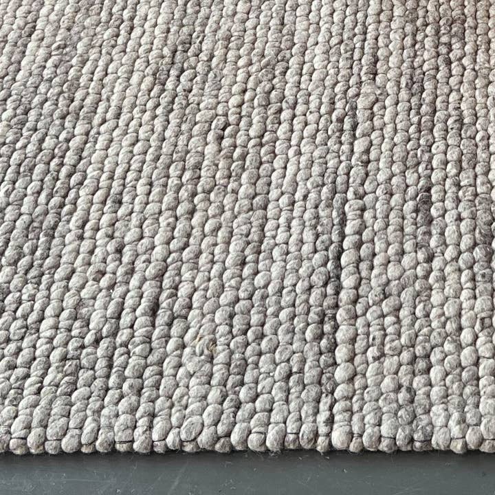 Labulbe Rug - Plain Grey Melange for wholesale by Carpet Scene