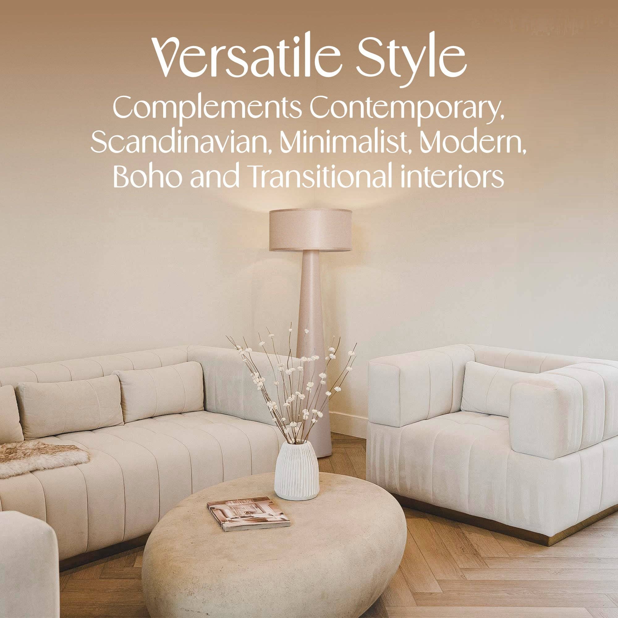 Branch & Wick Company - Vente Lampes sur pied - Grande lampe sur pied pour salon, chambre et bureau13