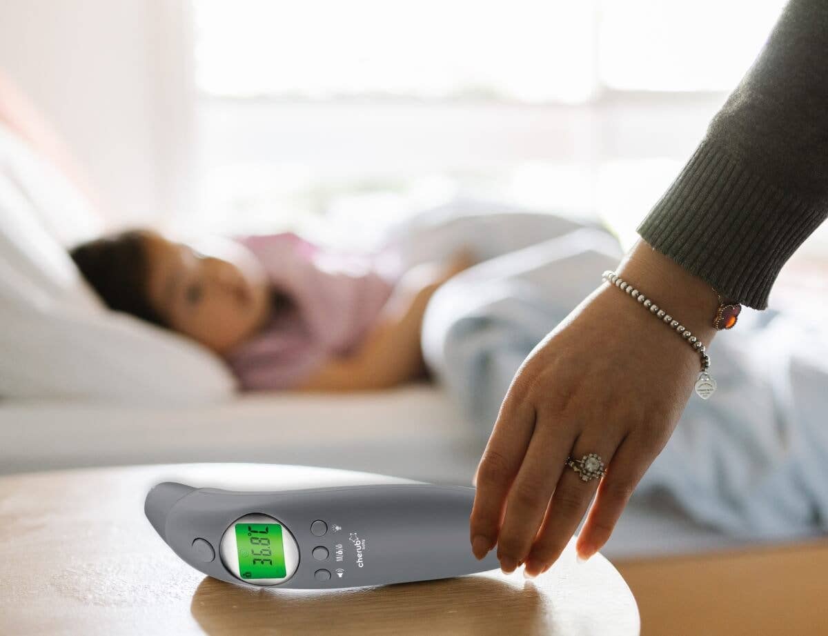 Cherub Baby - Wholesale Thermometer - Cherub Baby 4 in 1 Infrared Digital Ear And Forehead Thermometer V2 Australia - Slate3