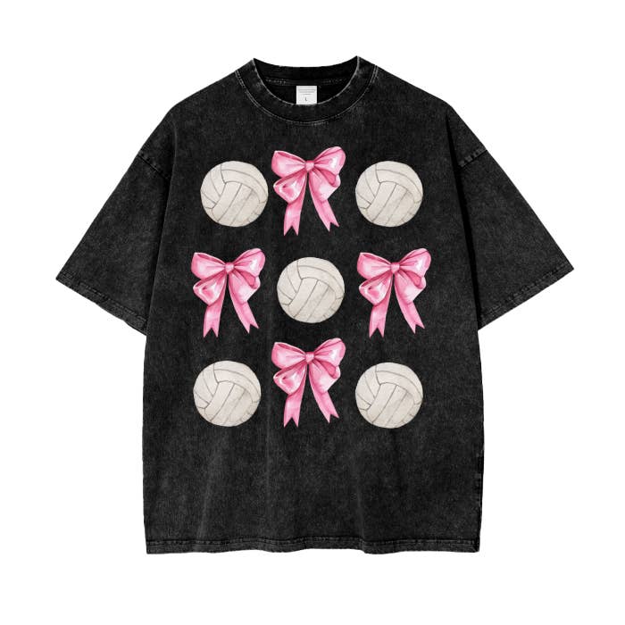 Volleyball Shirt With Bows for wholesale by Colorfulmamas