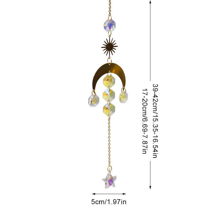 Dipped Shop - Wholesale Suncatcher - Window Colorful Hanging Crystal Decoration DPCD54