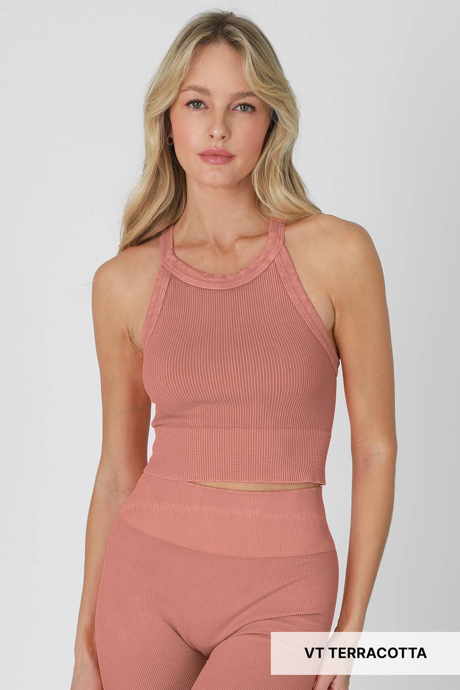 NIKIBIKI - Wholesale Knit Top - Women's - NS8307- Vintage High Neck Crop Top13