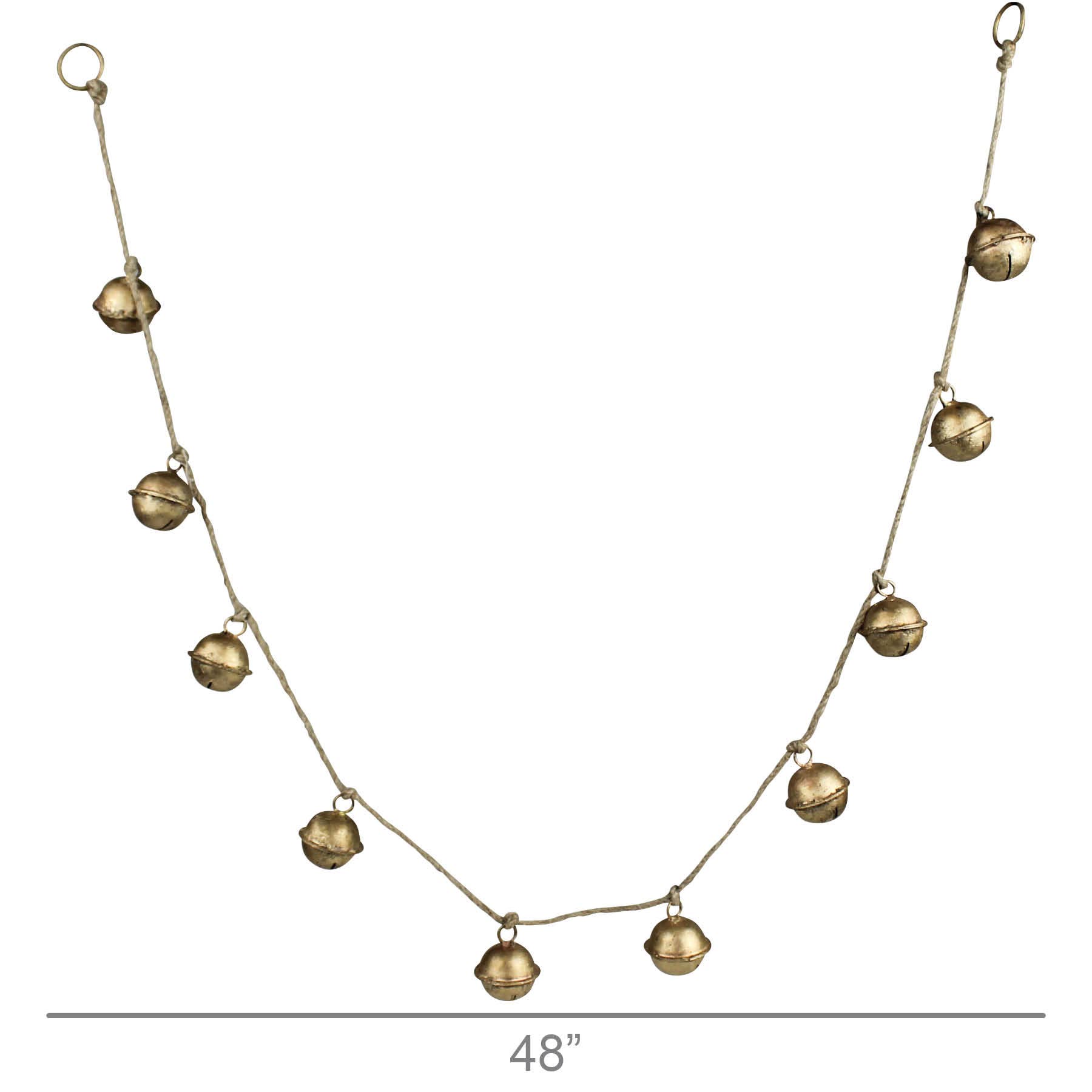 HomArt – Großhandel Glocke – Glockenstrang, Altmessing1