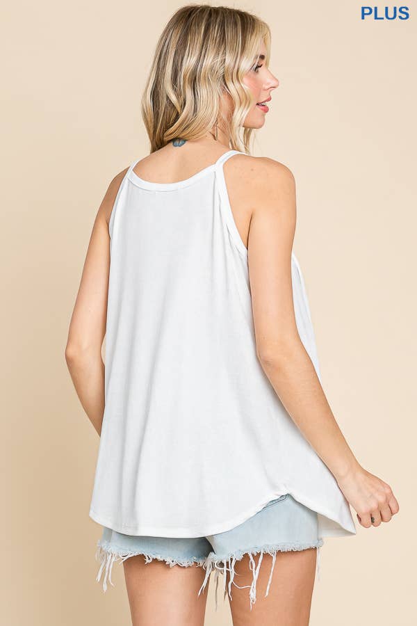 Culture Code – Engroshandel Chemise – til kvinder – CRC1661X - FRONTFOLD DETALJE CAMI4