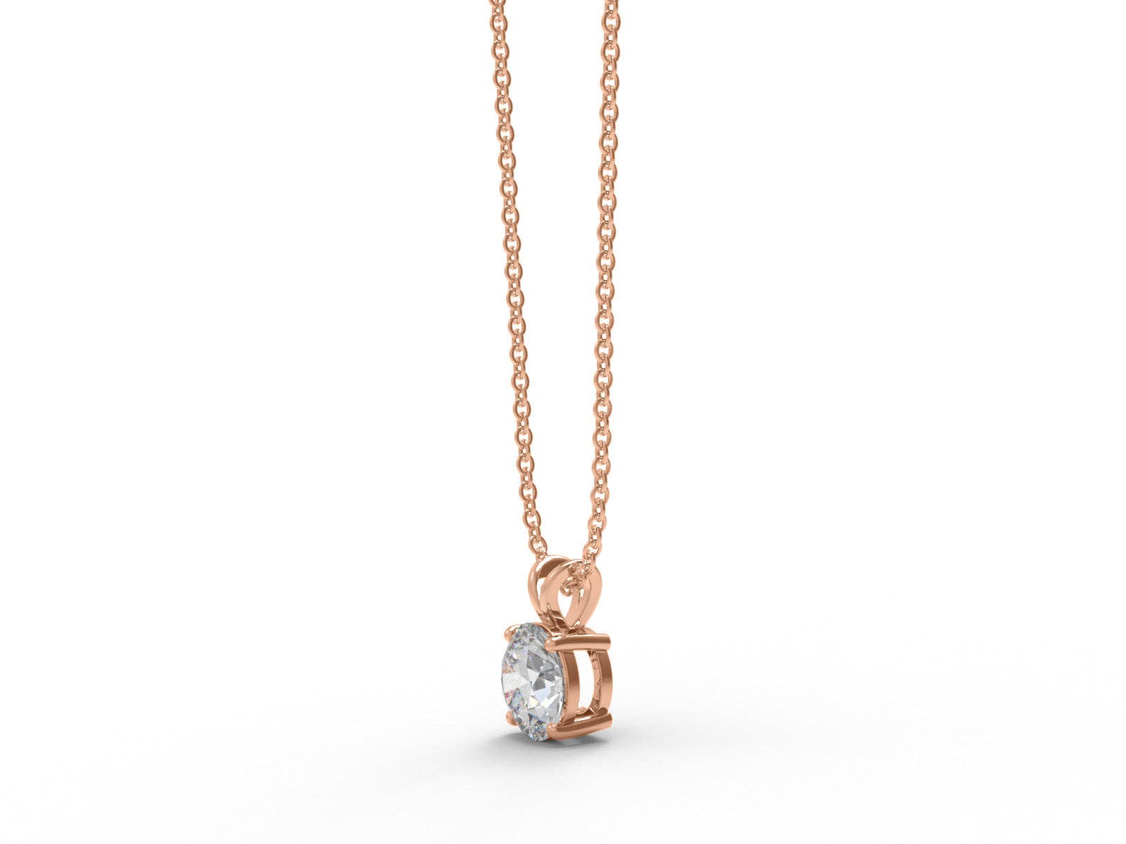 Star Joya – wholesale Pendant/charm necklace – 0.75 Ctw Round Shape Moissanite 925 Sterling Silver Necklace7