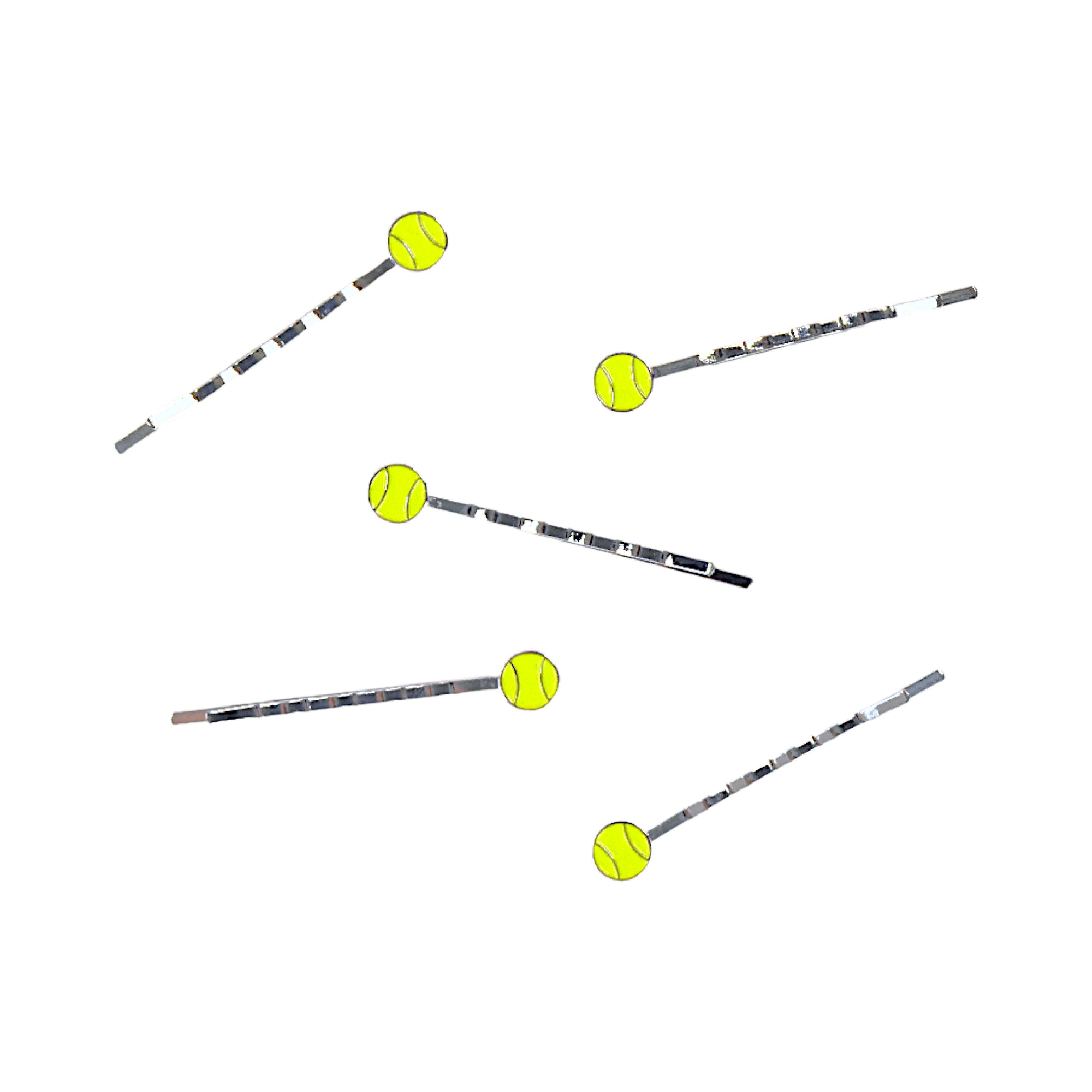 Racquet Inc - Wholesale Hair Pin - Tennis Hair Pins (5-Pack) - Green1