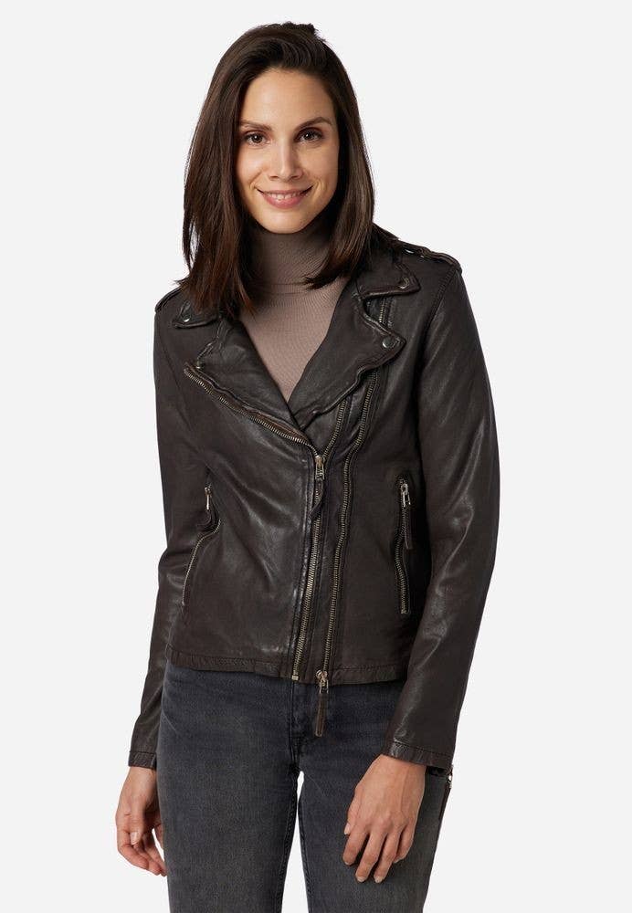 Ricano - Wholesale Motorjack - Dames - Foxy leren damesjack van premium lamsleer3