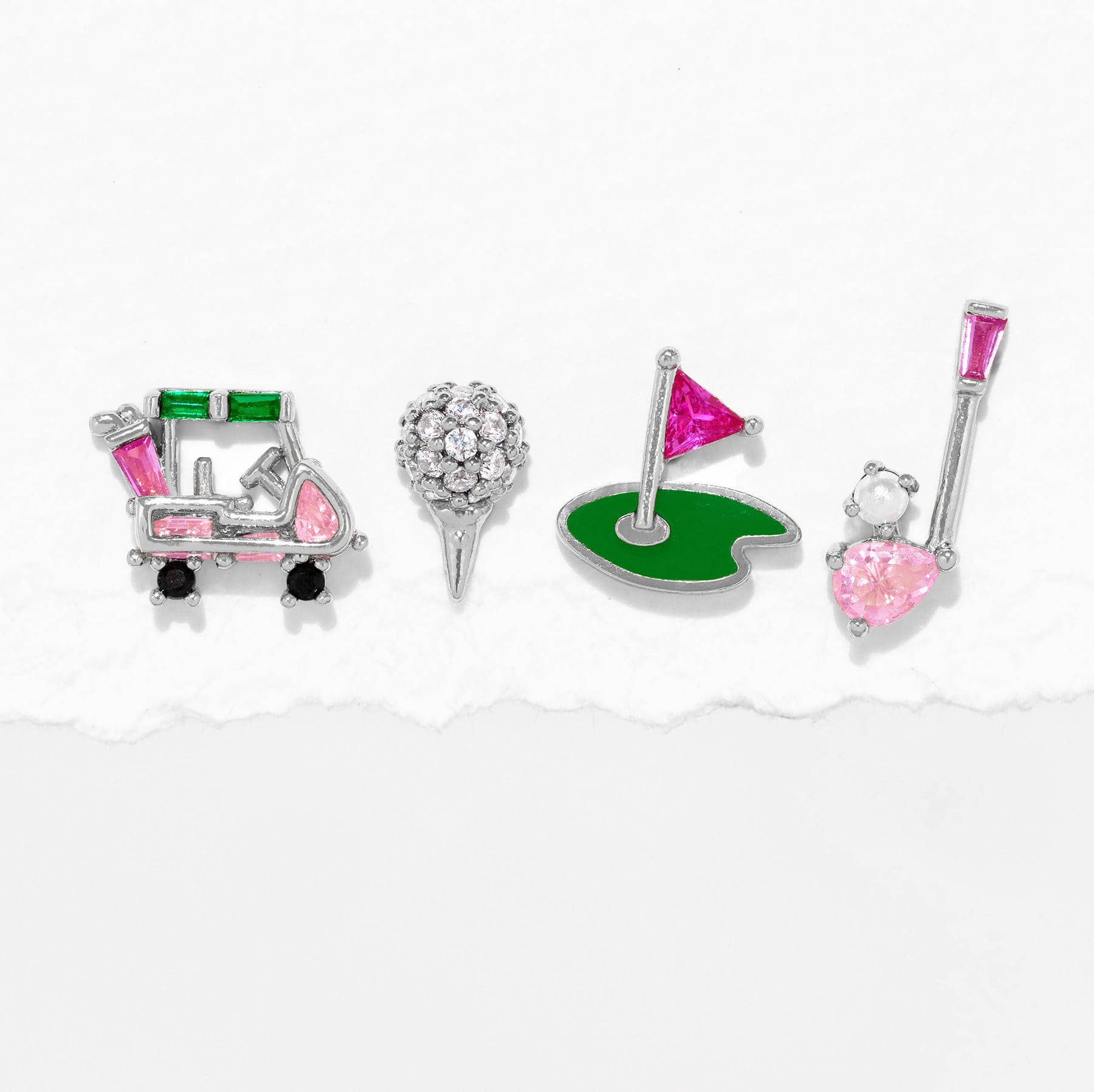 Girls Crew - Wholesale Jewelry Set - Hole in One Stud Set5