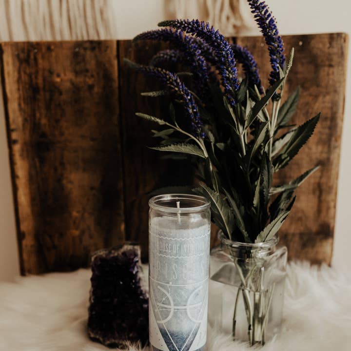 HOI Pisces Zodiac Candle for wholesale by House Of Intuition