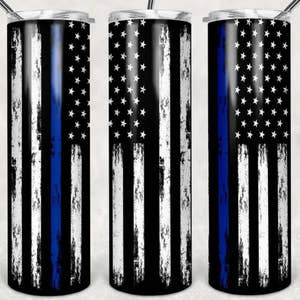 Purchase Wholesale thin blue line tumbler. Free Returns & Net 60 Terms on  Faire