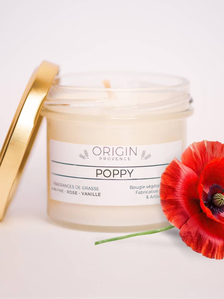 Duftlys Poppy for engroshandel hos ORIGIN PROVENCE