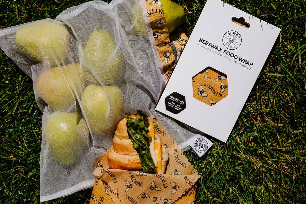 Oh Beehive: Eco Goods Co. - Wholesale Food Storage Wrap/Bag - Buzzy Bees Variety Pack1