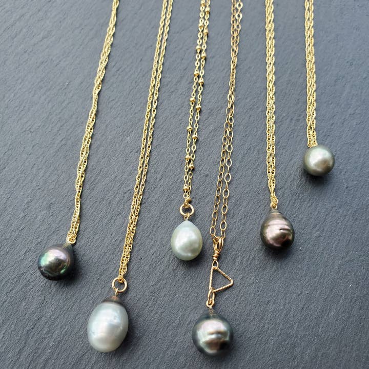 Sassy Wahine Designs - Wholesale Pendant/charm necklace - Tear Drop Tahitian Pendant2