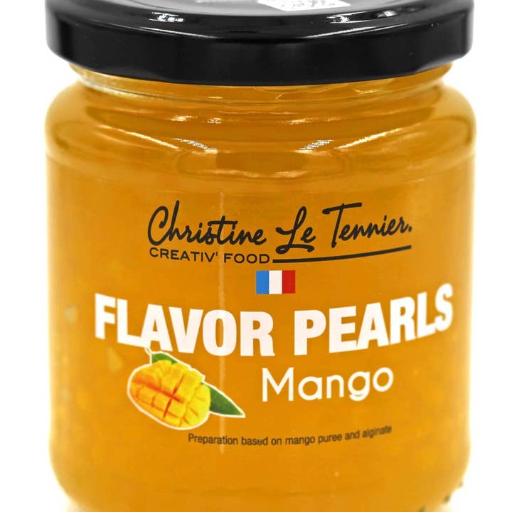 Eastern Shore Products - Wholesale Preserves - Christine Le Tennier Mango Flavored Pearls - 7 oz Jar